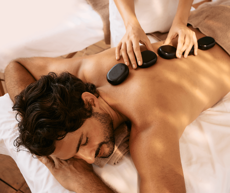 Hot stone massage